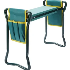 Garden Planting Bench 2 In 1 With Knee Saver And Tool Organizer