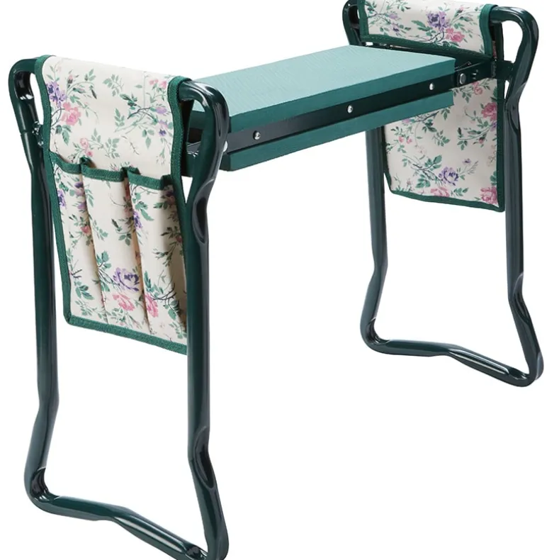 Garden Planting Bench 2 In 1 With Knee Saver And Tool Organizer