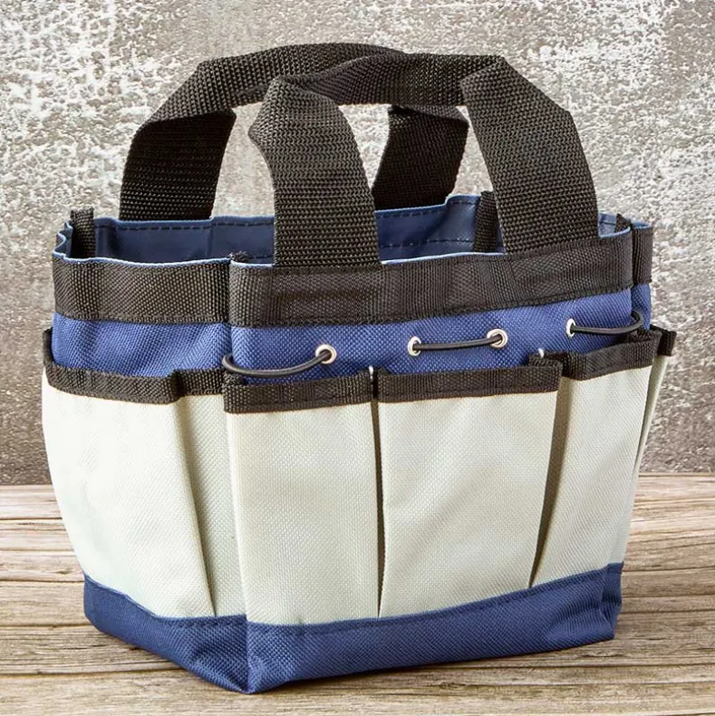 Garden Tool Caddy Bag In Green, Red Or White/Navy