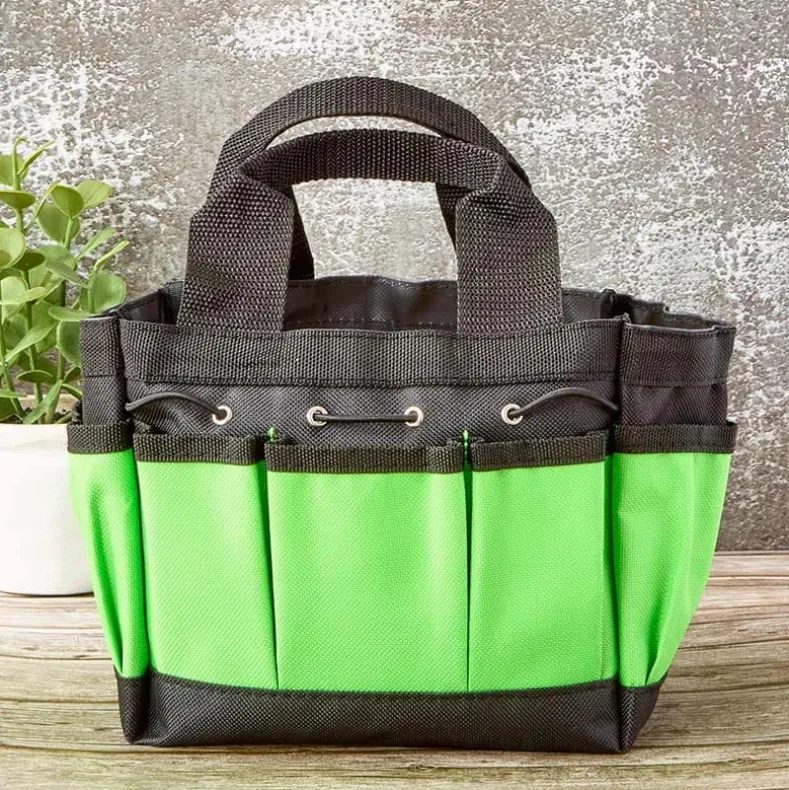Garden Tool Caddy Bag In Green, Red Or White/Navy