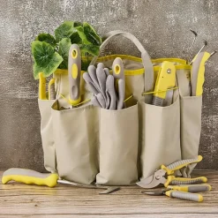 Garden Tool Set With Caddy - 10 Piece Set