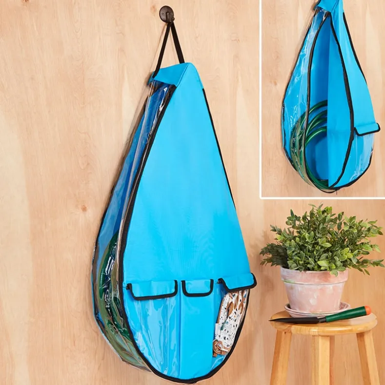 Garden Water Hose Storage Bag With Hanging Loop