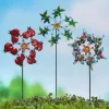 Garden Wind Spinner Stakes with Ladybug, Hummingbird, and Butterfly