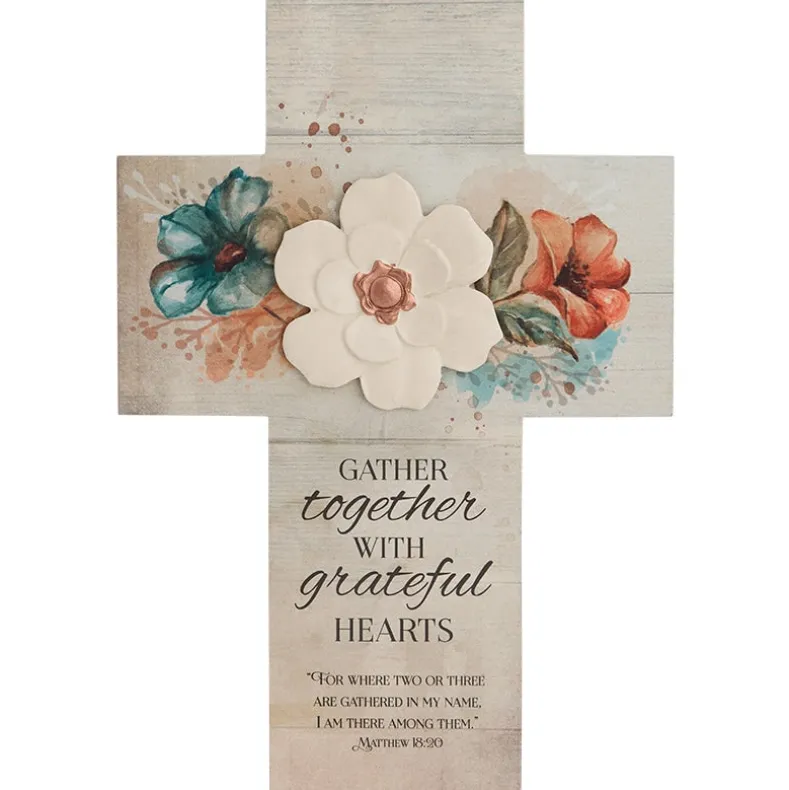 Gather Together Collection - Pie Plate, Wall Cross, Measuring Spoons, Tray