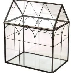 Glass And Metal Garden Terrarium