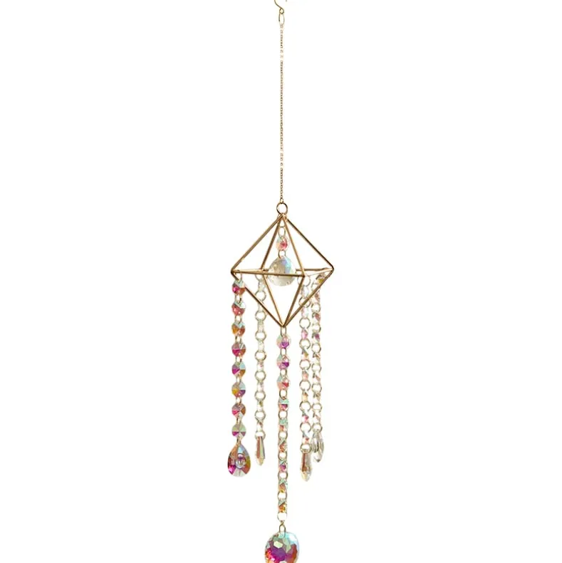 Glass Hanging Suncatcher- Decorative Art Glass Window Decor