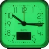 Glow-in-the-Dark Alarm and Temp Clock