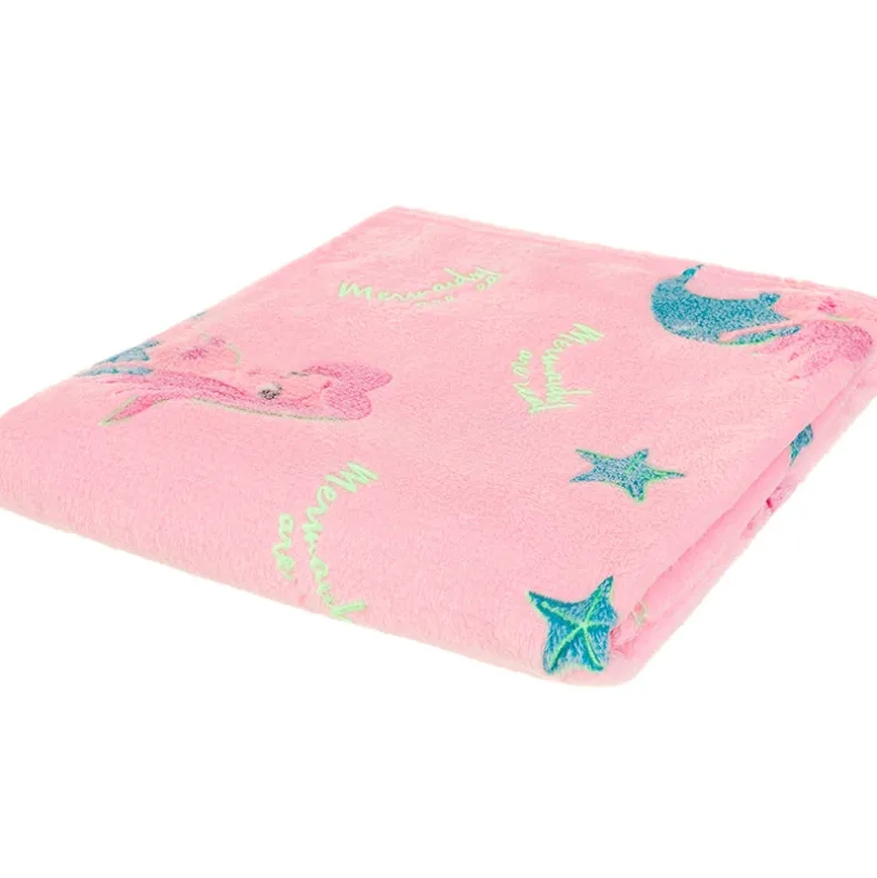 Glow-in-the Dark Blanket for Kids 50" x 60"