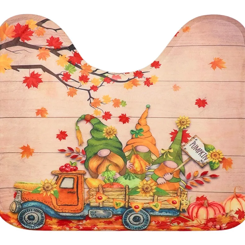 Gnome Autumn Truck Bathroom Set 16-Pc.