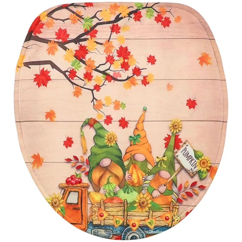 Gnome Autumn Truck Bathroom Set 16-Pc.