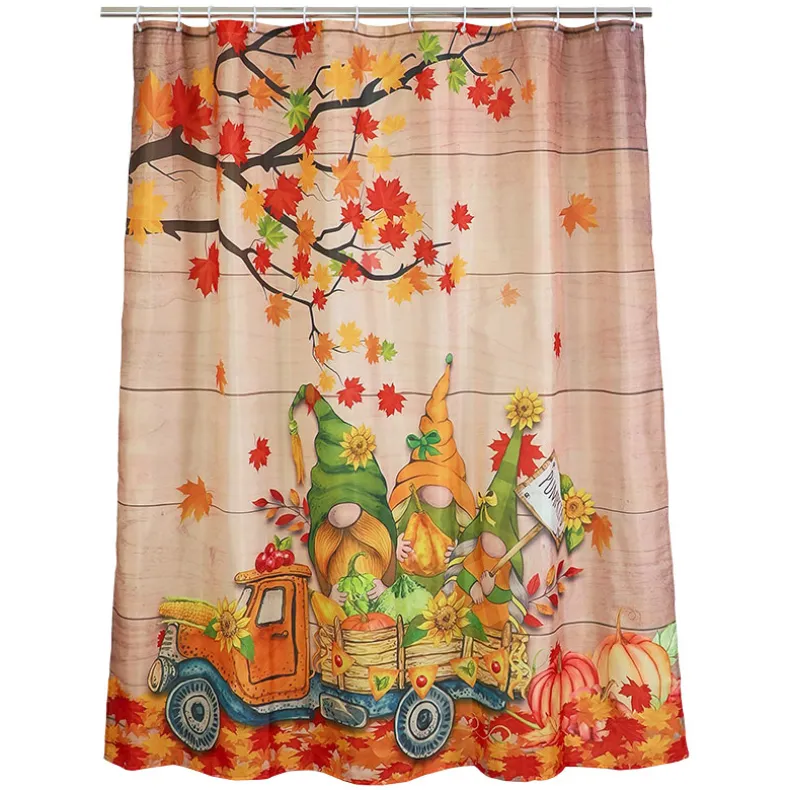 Gnome Autumn Truck Bathroom Set 16-Pc.