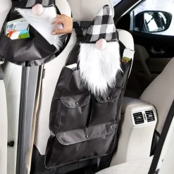 Gnome Back Seat Organizer-Adjustable Straps and Multiple Pockets