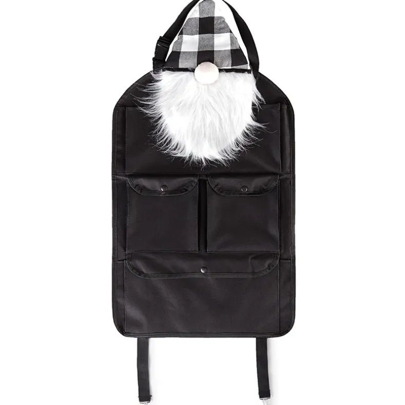Gnome Back Seat Organizer-Adjustable Straps and Multiple Pockets