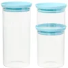 Godinger Glass Storage Containers - Set of 3