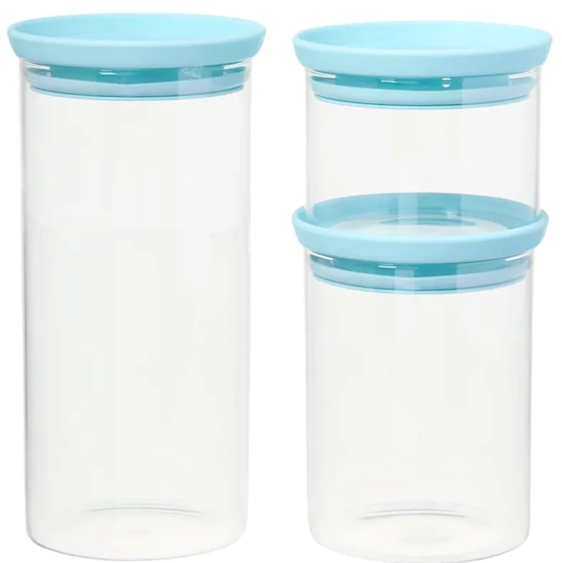 Godinger Glass Storage Containers - Set of 3