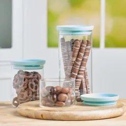 Godinger Glass Storage Containers - Set of 3