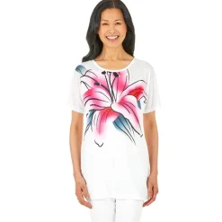 Graphic Print Tunic Top