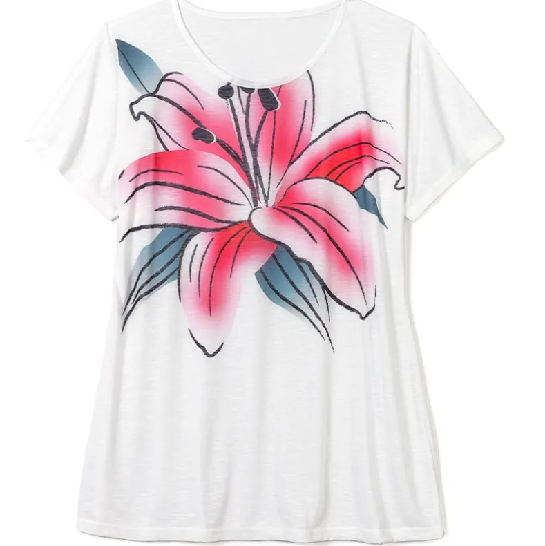 Graphic Print Tunic Top