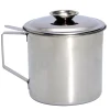 Grease Container with Removable Strainer Stainless Steel