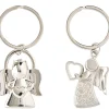Guardian Angel Keychain Stainless Steel 2-pc