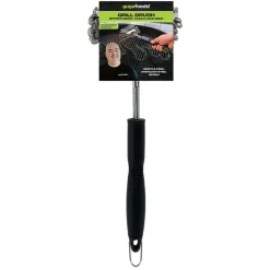 Guga Foods Grill Brush And Scraper Durable Stainless Steel Bristles