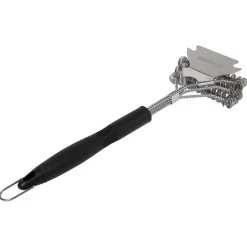 Guga Foods Grill Brush And Scraper Durable Stainless Steel Bristles
