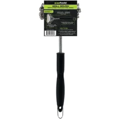 Guga Foods Grill Brush And Scraper Durable Stainless Steel Bristles
