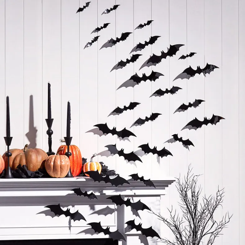Halloween Bat Decor - 28 Piece Set
