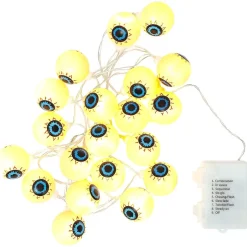 Halloween Eyeball String Lights LED 20 Piece Battery Operated