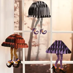 Halloween Hanging Witch Legs Decor - Set of 3