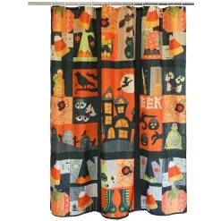Halloween Patchwork Bath Decor 16-Pc. Set