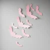 Halloween Pink Bats Set of 10