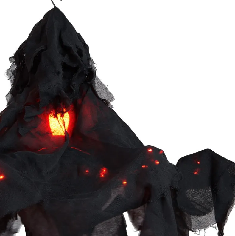 Halloween Shrouded Creepy Chandelier - Black or Chalky