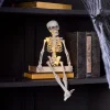 Halloween Skeleton Poseable Lighted Decor 16 Inch 35 Inch and 65 Inch