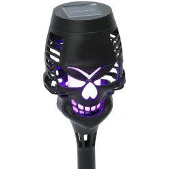 Halloween Skull Stake Solar
