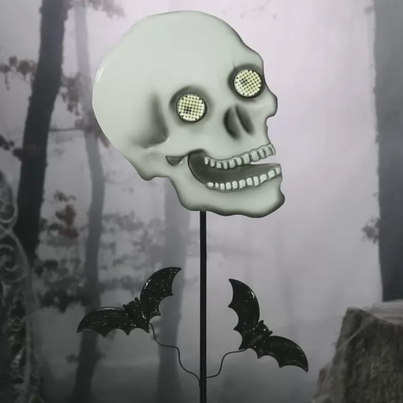 Halloween Stake Animated Jack-O'-Lantern or Skull