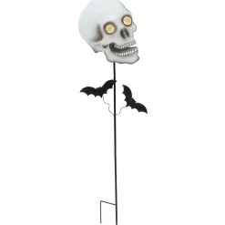 Halloween Stake Animated Jack-O'-Lantern or Skull