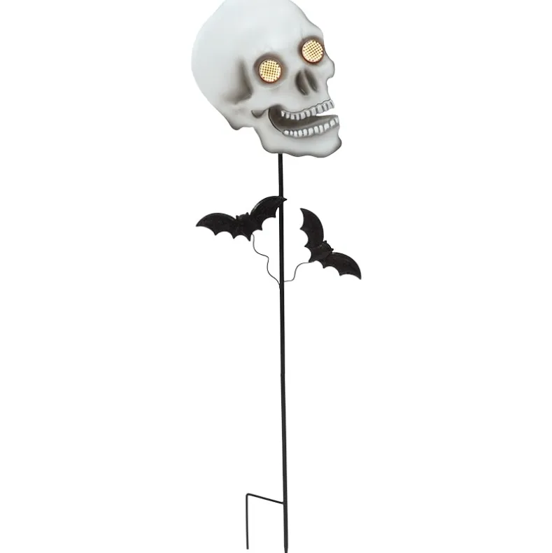 Halloween Stake Animated Jack-O'-Lantern or Skull