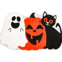 Halloween Themed Novelty Shaped Accent Kitchen Rug with Non-Skid Backing