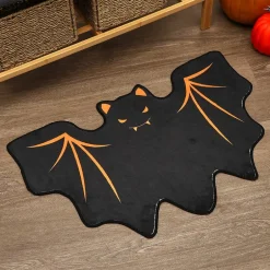 Halloween Themed Novelty Shaped Accent Kitchen Rug with Non-Skid Backing