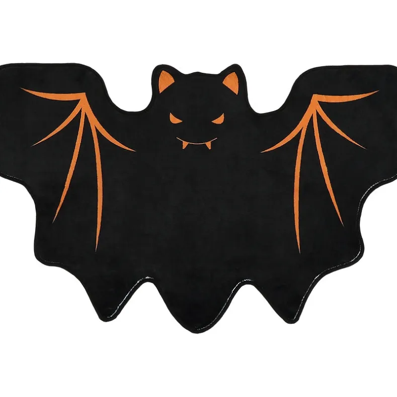 Halloween Themed Novelty Shaped Accent Kitchen Rug with Non-Skid Backing