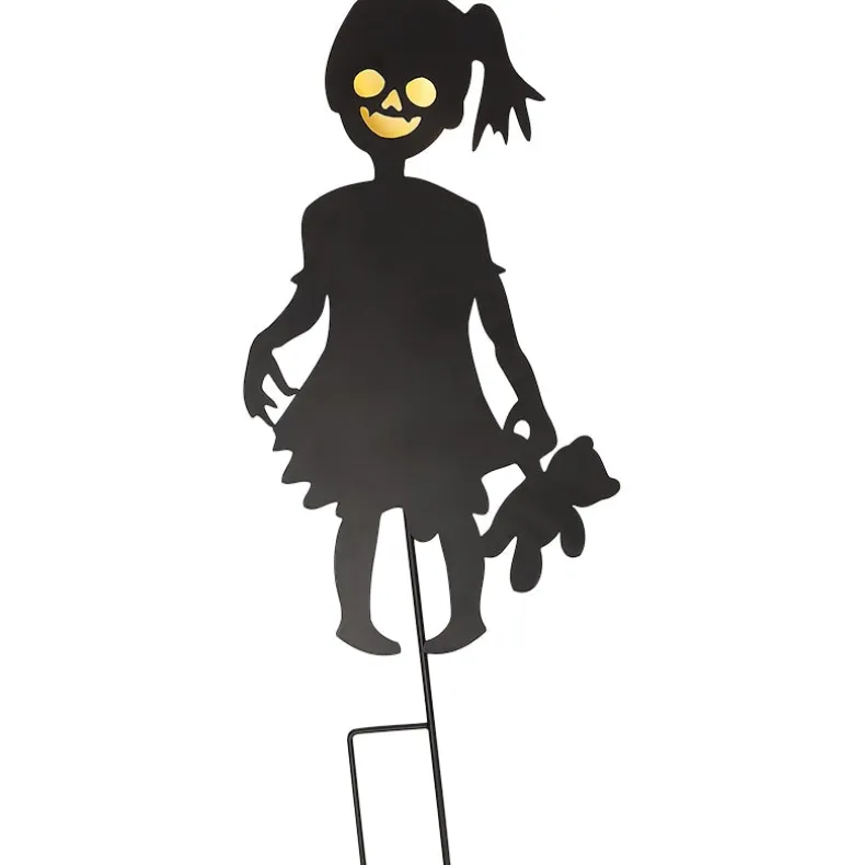 Halloween Zombie Stake Boy or Girl Silhouette