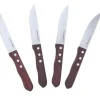 Hamilton Beach Steak Knife Set of 4 with Wooden Handle