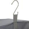 Hanging Closet Organizer with Laundry Bag - 3-Shelf