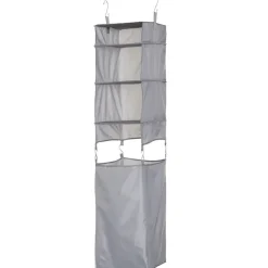 Hanging Closet Organizer with Laundry Bag - 3-Shelf