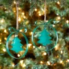 Hanging Metal Ornaments Set of 2