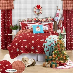 Happy Holidays Decorative Pillow