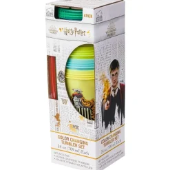 Harry Potter Nightmare Before Christmas Color-Changing Tumblers 4-Pk.