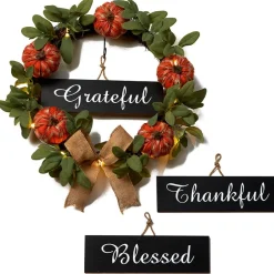 Harvest Plaid Decor