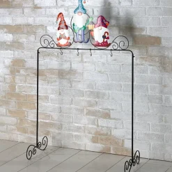 Holiday Gnome Standing Stocking Holder